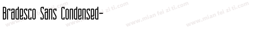 Bradesco Sans Condensed字体转换